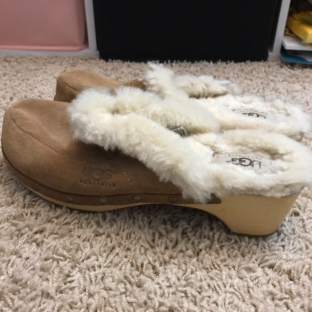 Tan UGG Clogs